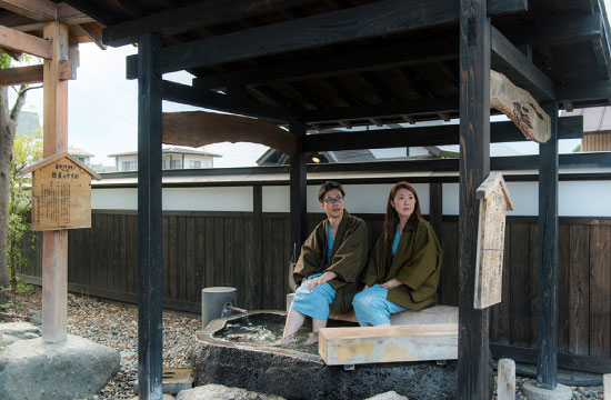 足湯と飲泉所